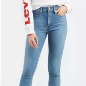 Aritzia Levi’s Mile high super skinny jeans size 28 W 30 L